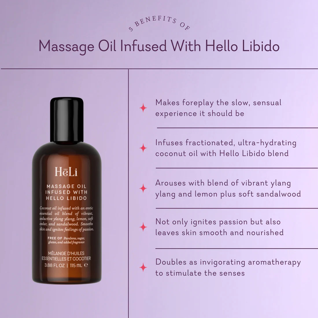 Massage Oil with libido booster