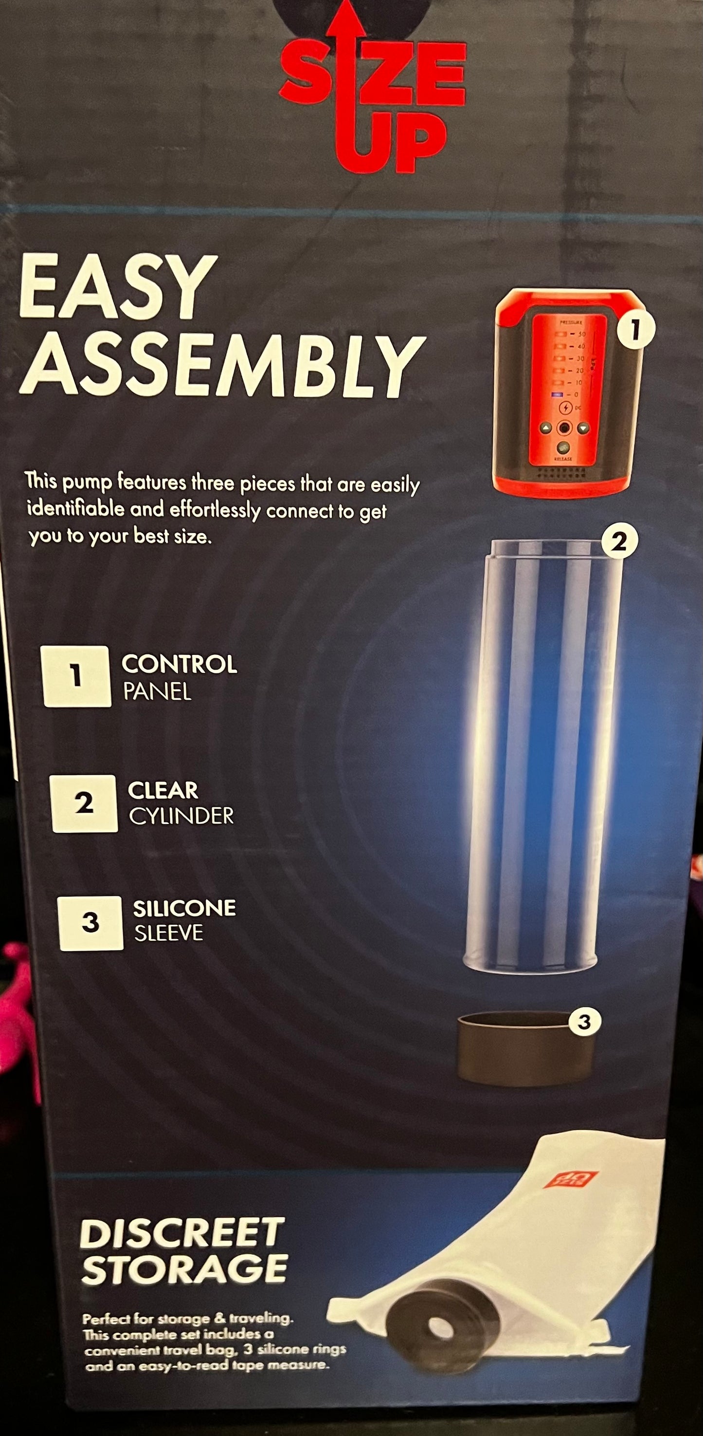 Rechargeable penis pump