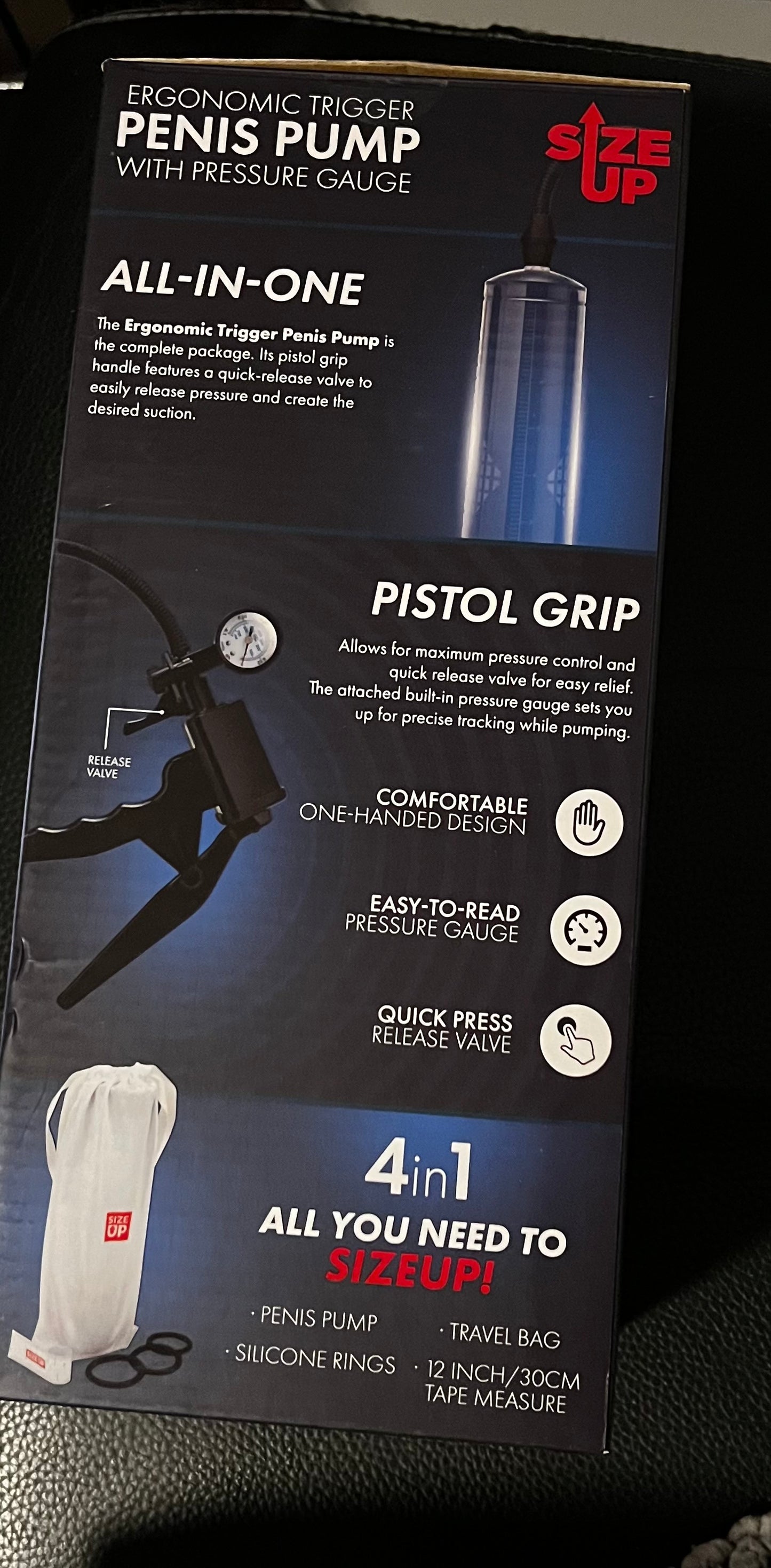 Penis pump/trigger