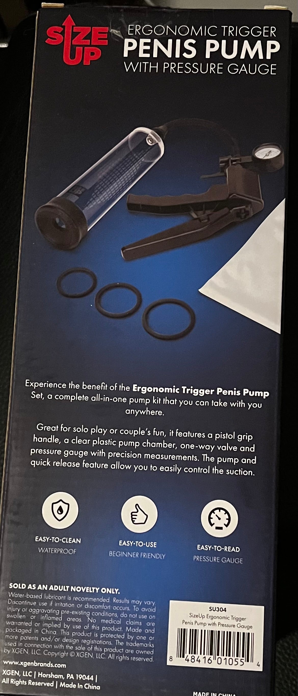 Penis pump/trigger